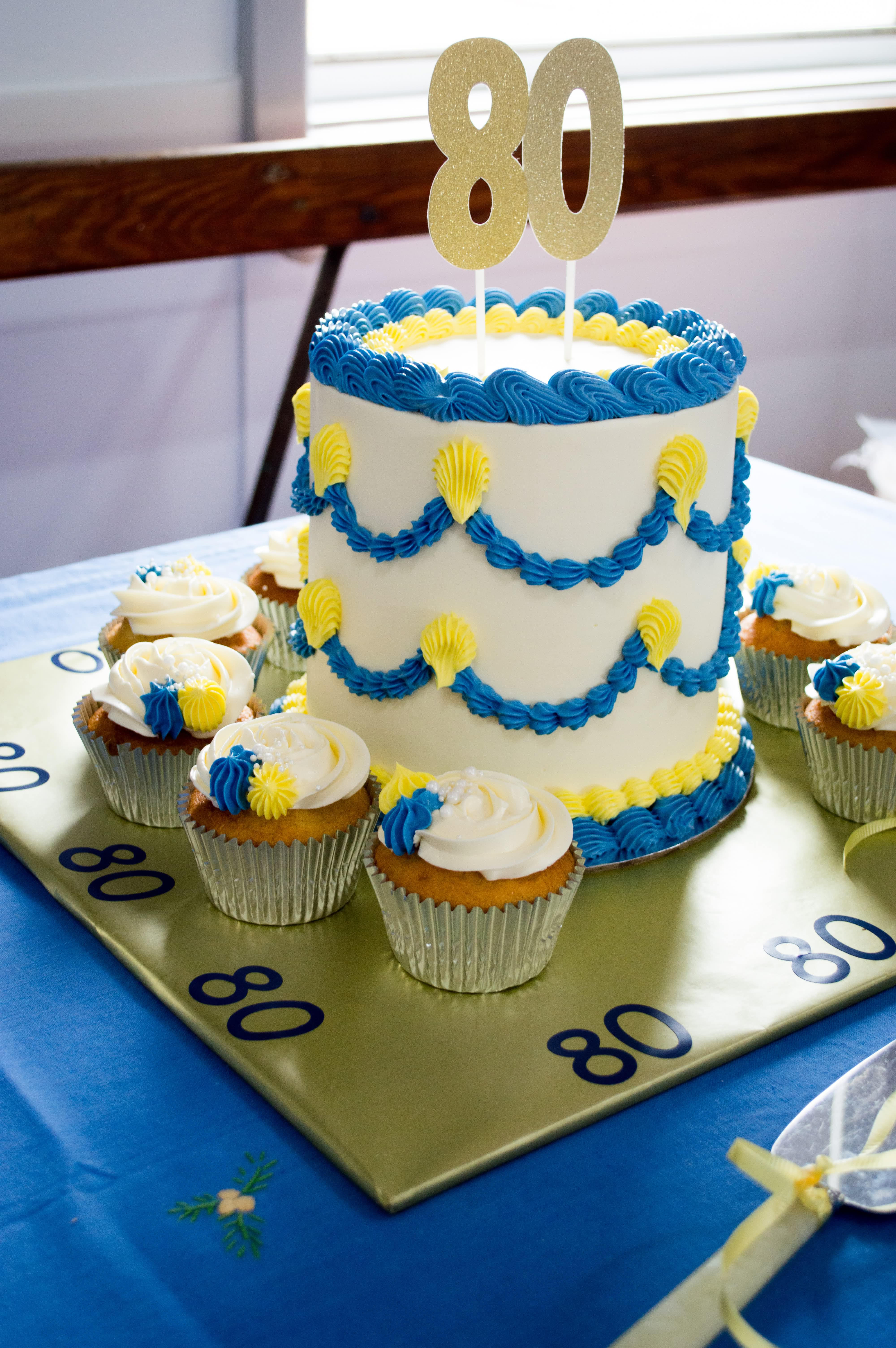 80th Birthday Cake
