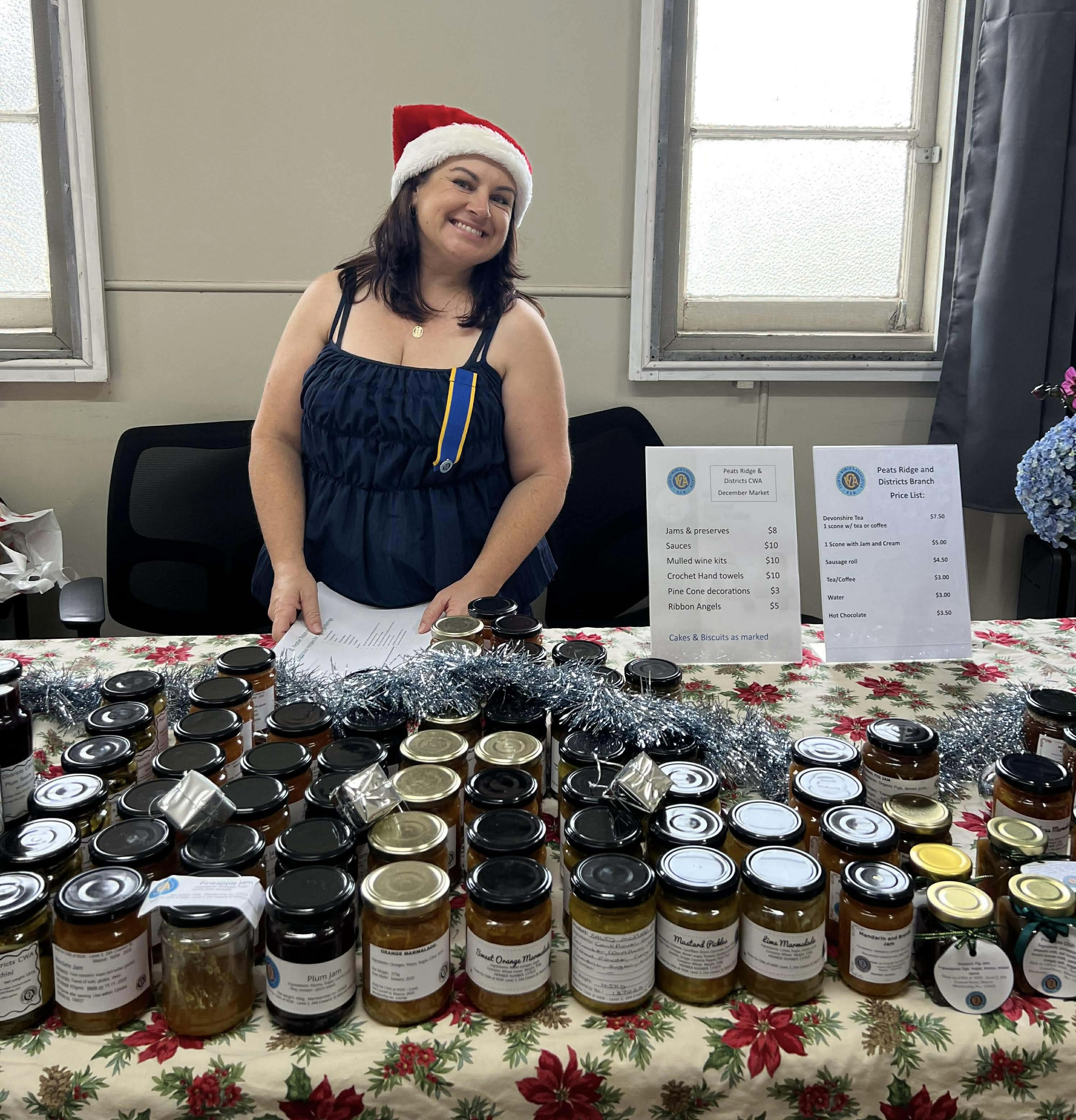 Branch member Jade at our Christmas market