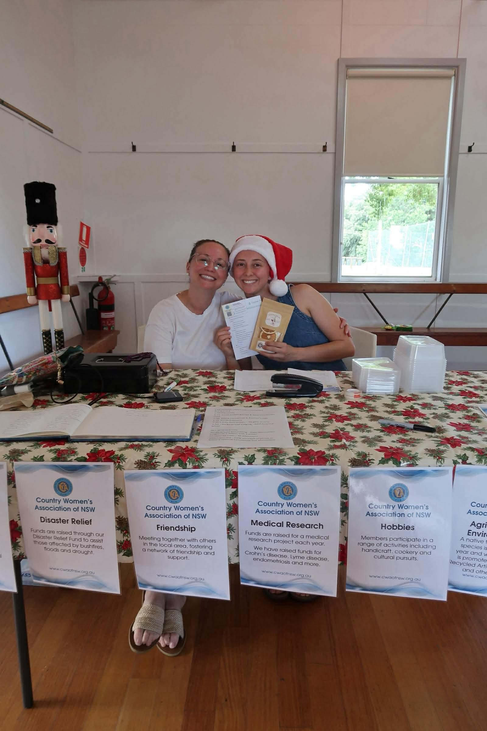 Branch members Amy and Tessa